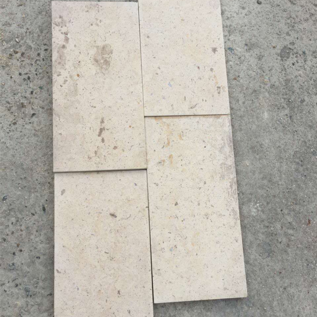 moca cream limestone paving